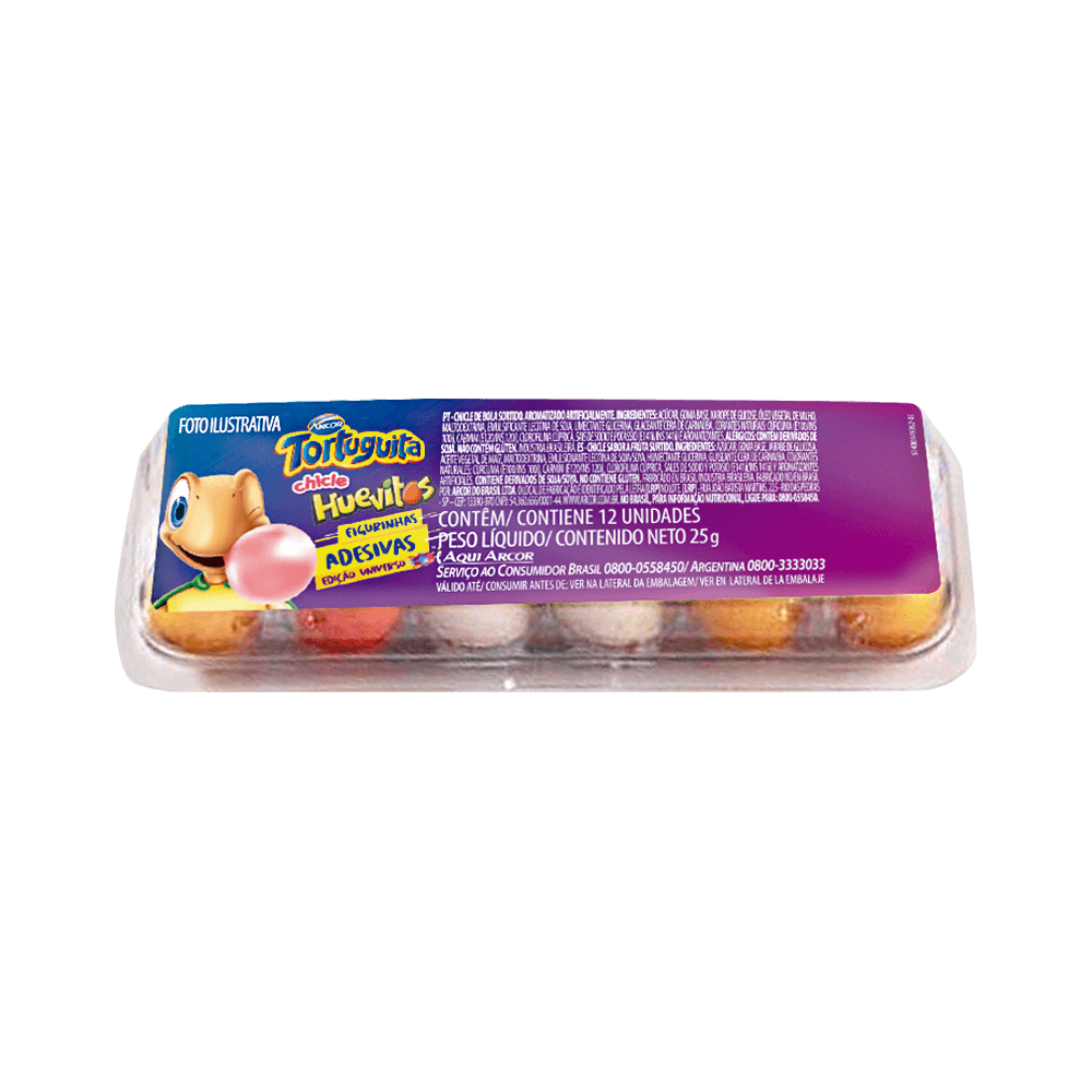 TORTUGUITA CHICLE HUEVITOS