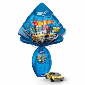 OVO DE PASCOA HOT WHEELS LACTA 168G