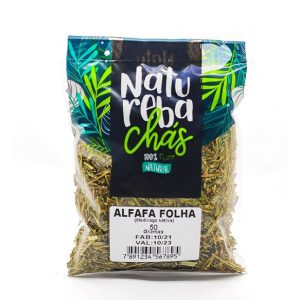 CHA ALFAFA FOLHA 50G NATUREBA