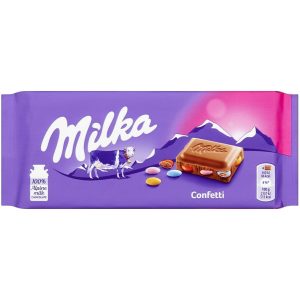 CHOCOLATE CONFETTI MILKA  100G