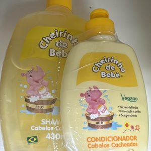 KIT CHEIRINHO DE BEBE SHAMP E COND CACHEADOS